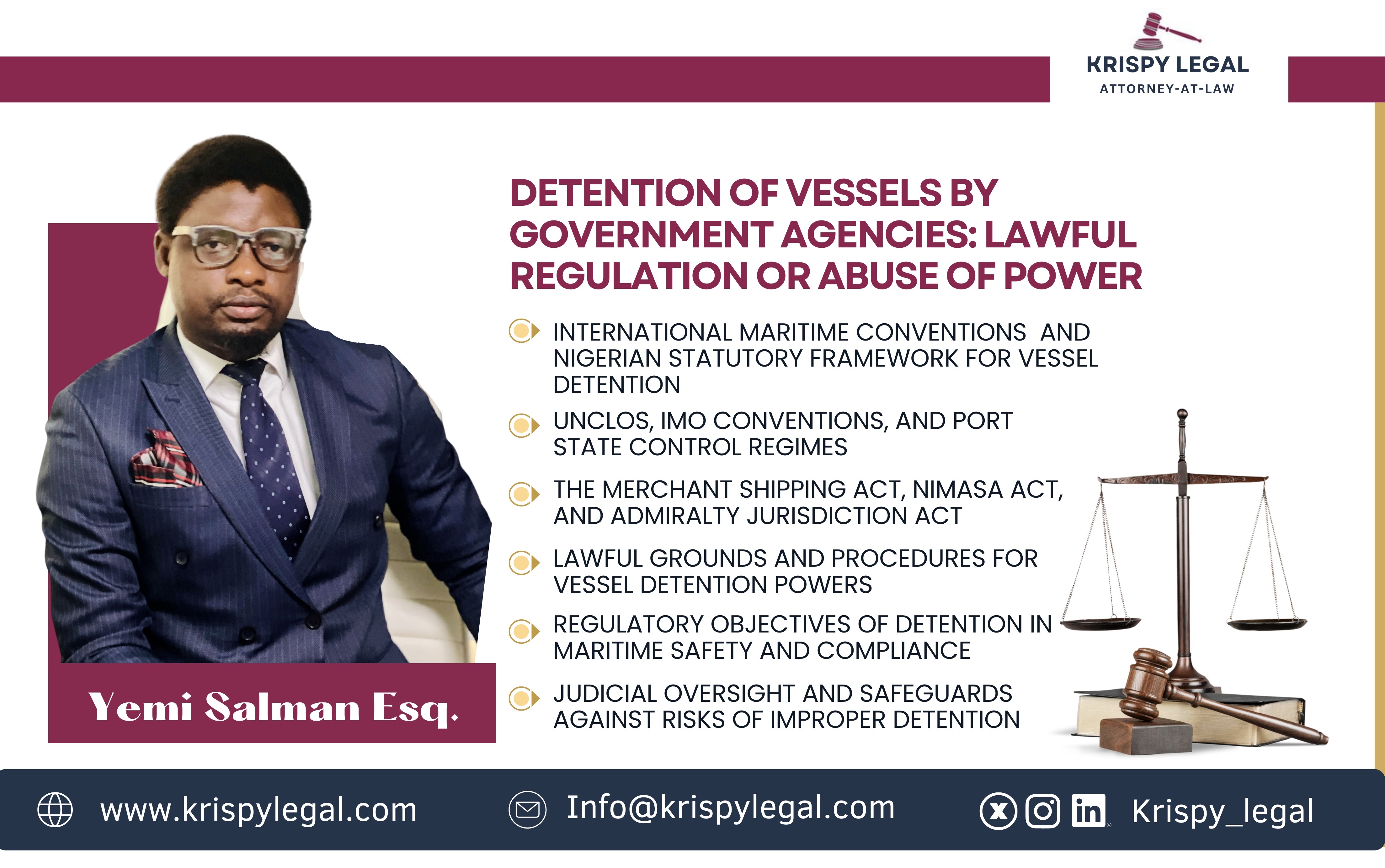 Detention of Vessels